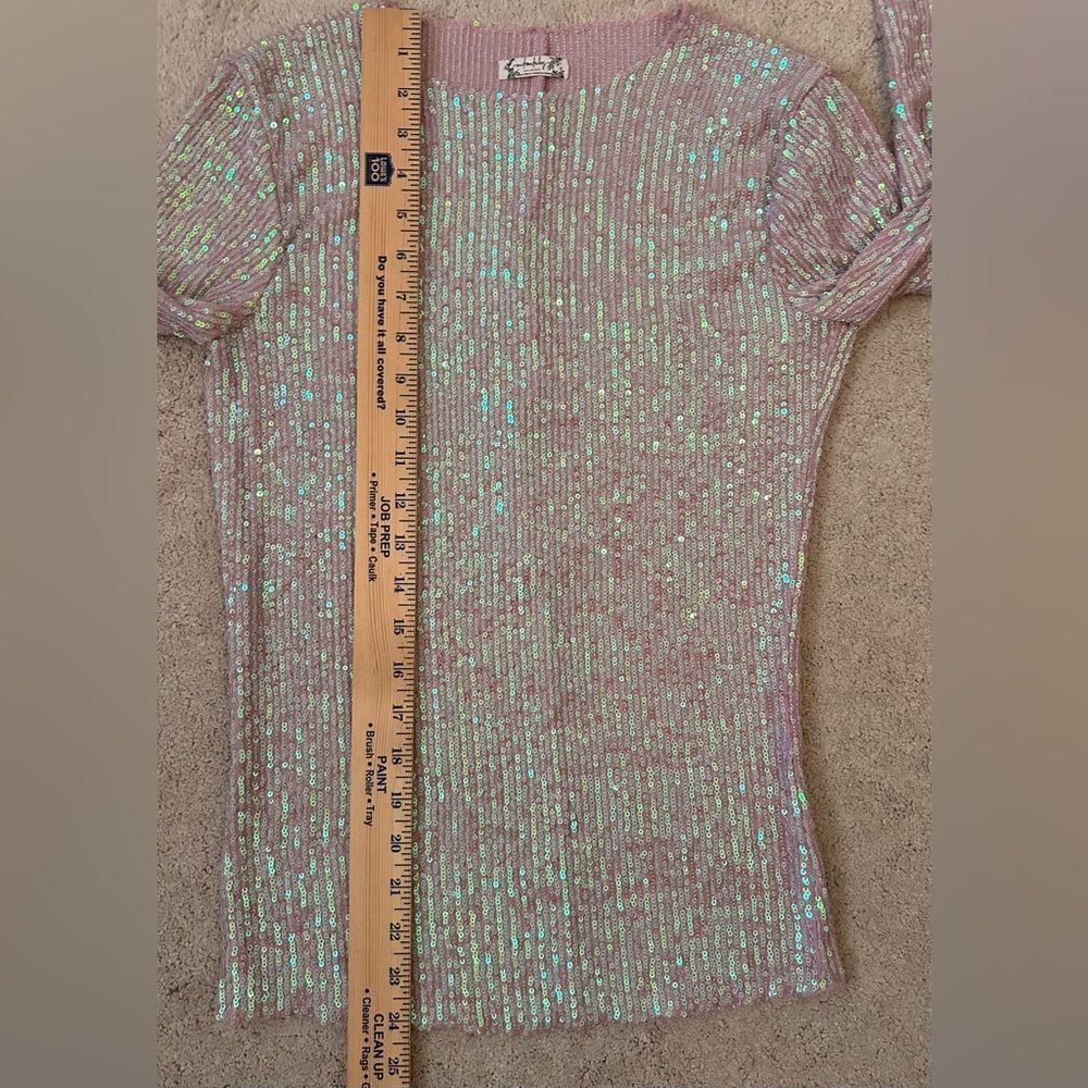 Intimately Free People Gold Rush Long Sleeve - Champagne Float  XS EUC - Picture 11 of 11